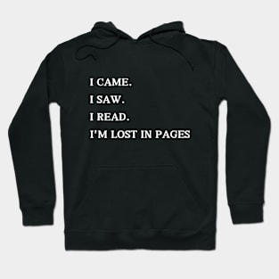 Bibliophile Adventure Tee - "Lost in Pages" Book Lover Shirt Hoodie